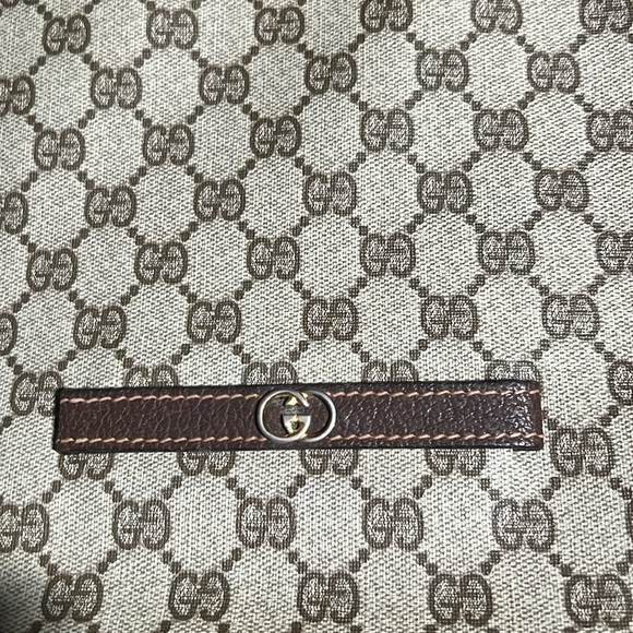 Authentic GUCCI GG Supreme vintage clutch document case hand bag interlo… - Picture 9 of 12